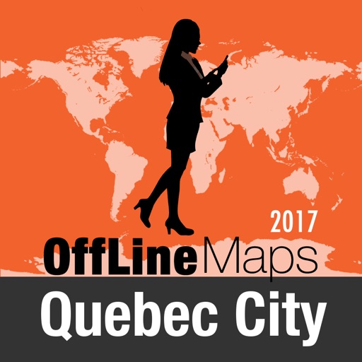 Quebec City Offline Map and Travel Trip Guide icon
