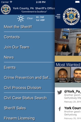 York County Sheriffs Office PA screenshot 2