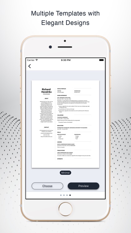 Instant Resume: CV & Resume Builder Free screenshot-3