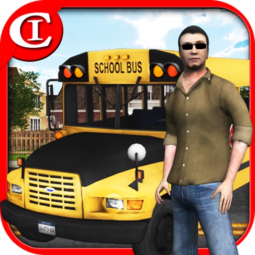 Crazy School Bus Driver 3D HD iOS App