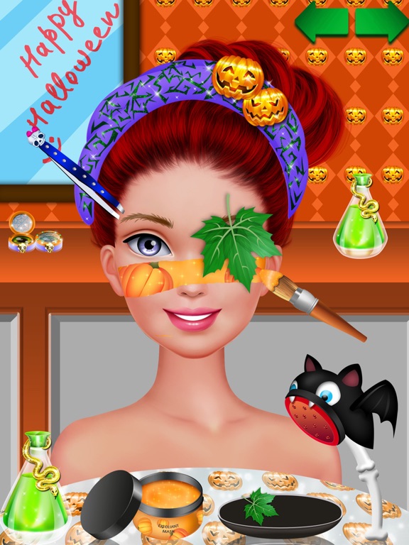 「Halloween Makeover Kids Makeup & Dress Up Games」 iPadアプリ APPLION