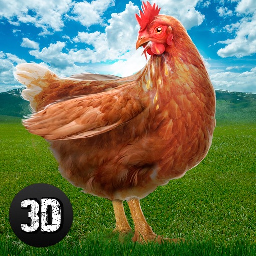 Crazy Chicken Simulator 3D: Farm Escape Full Icon