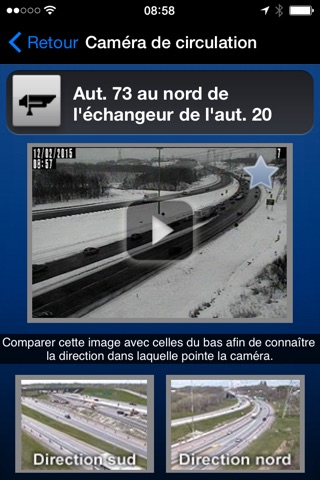 Quebec 511 screenshot 3