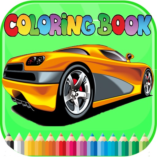 luxury Car Coloring Book Activities for Kids by Thanin Setrin