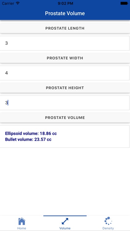 Prostate Volume and Density