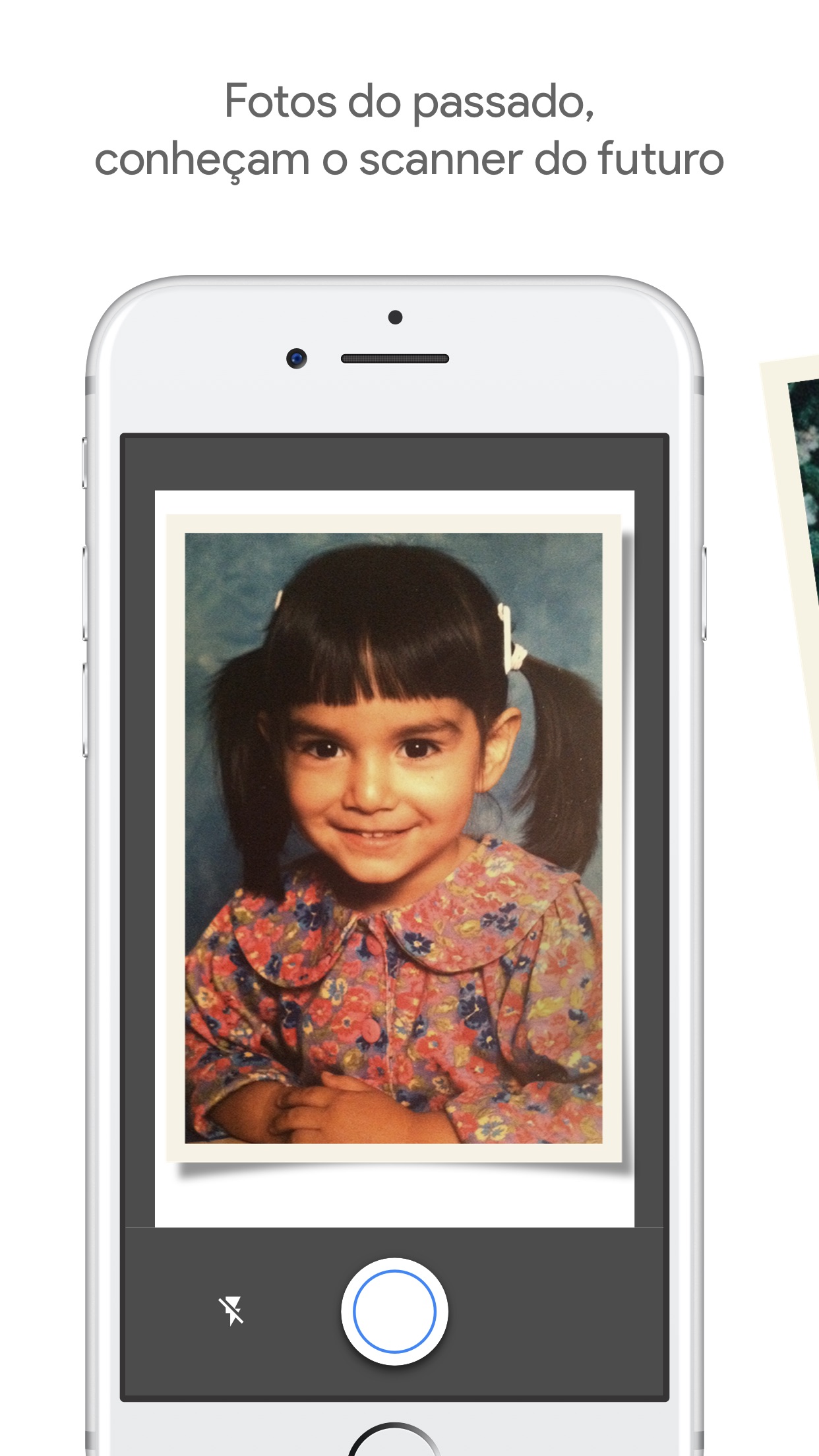Screenshot do app PhotoScan do Google Fotos