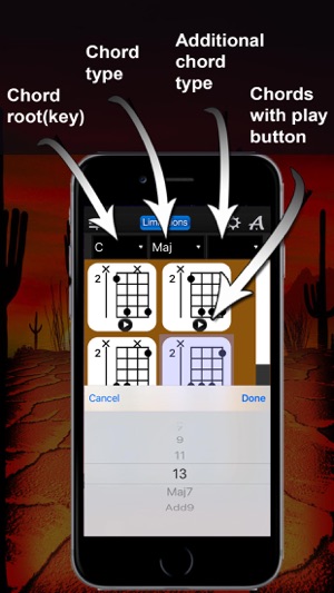 Banjo Chrods Compass Lite: lots of chord charts(圖3)-速報App