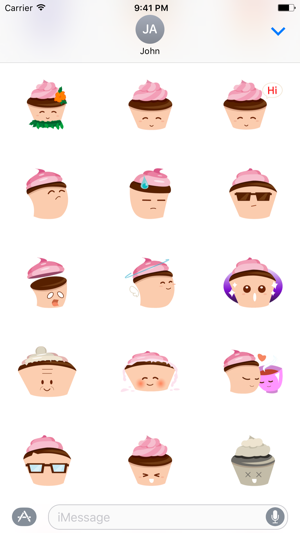 Cute Cupcake Sticker(圖2)-速報App