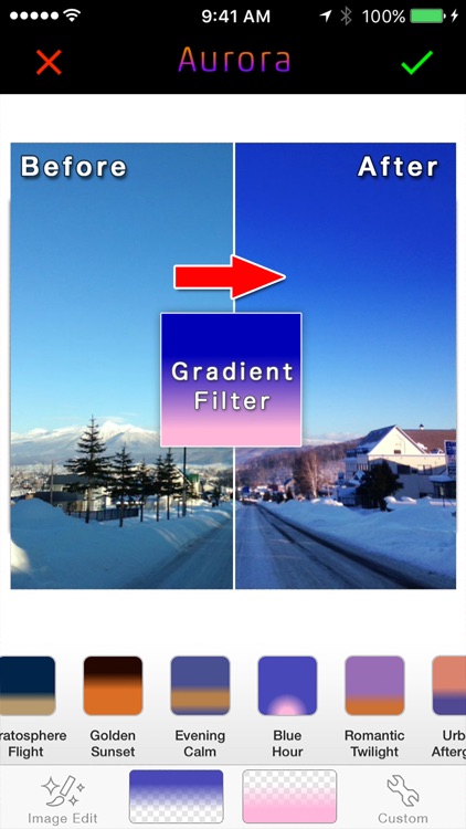 Aurora by FANG - Fast Gradient Image Editor
