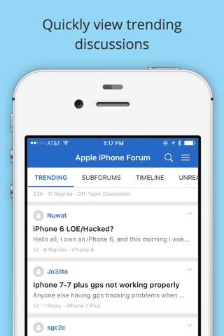 Forum for iPhone screenshot 2
