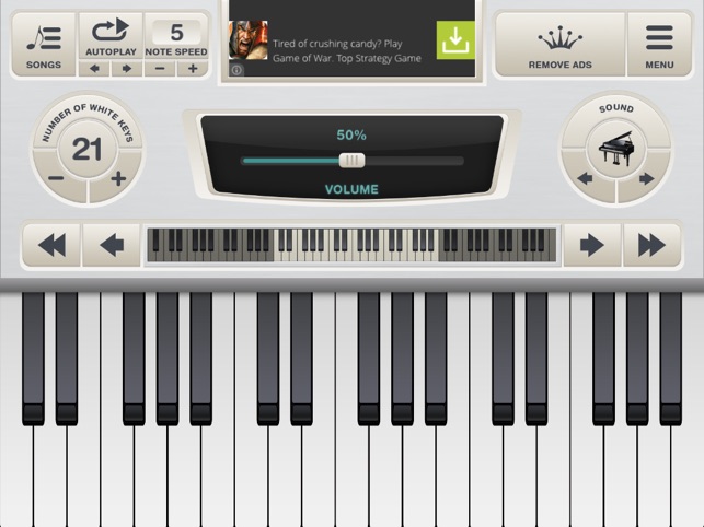 Fight Song Virtual Piano