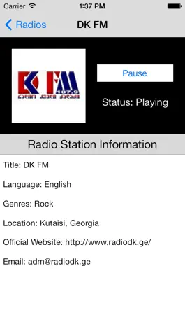 Game screenshot Georgia Radio Live (Georgian) apk
