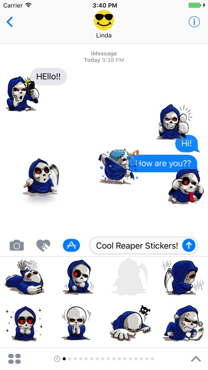 Stylish Reaper! Nice Stickers!