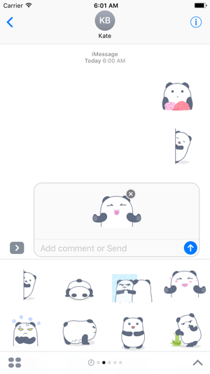 Funny Panda - Animated Stickers And Emoticons(圖2)-速報App