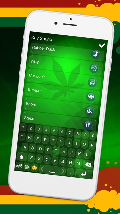 Weed Keyboard Theme With Emoji screenshot-4