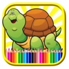 Magic Turtles Kungfu Coloring Book Free Paint Game