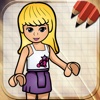 What to draw for LEGO Friends