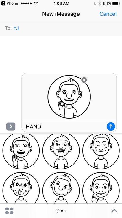 Aniemoji Friendly Guy screenshot-0