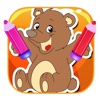 Brown Bear Baby Game For Coloring Page Version