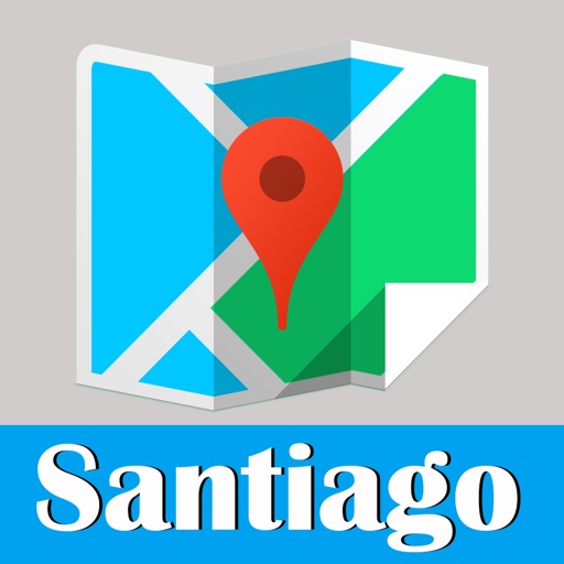 Santiago metro transit trip advisor gps map guide icon