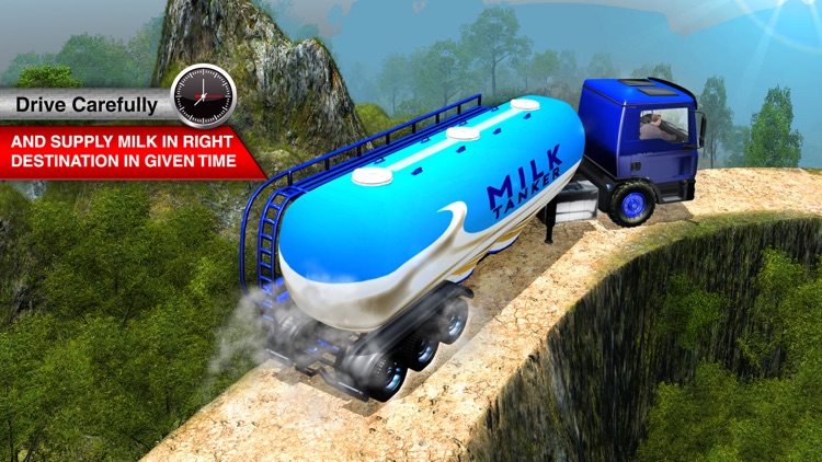 Off-Road Dairy Milk Tanker Transport Driver screenshot-3