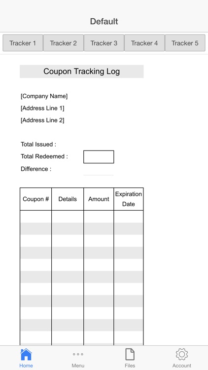 Coupons Tracker