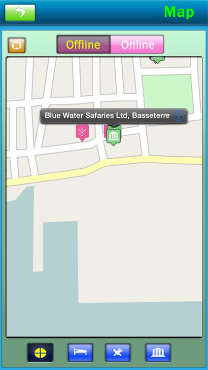 St.Kitts and Nevis Offline Map Travel Guide