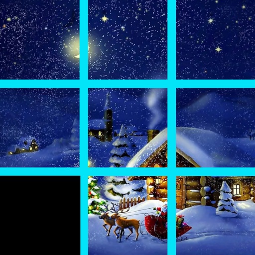 Slide Puzzle - Merry Christmas (No Ads)
