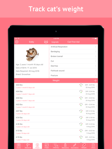 Cat Buddy - My Cat File and First Aid - náhled