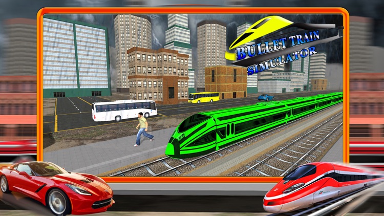 Rail Bullet Train Driver Game