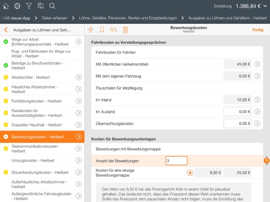 Screenshot #5 pour WISO steuer:App 2015