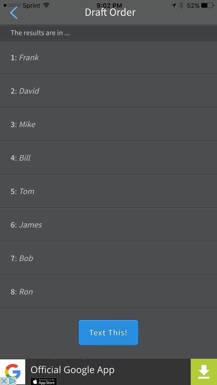 Fantasy Draft Randomizer screenshot-3