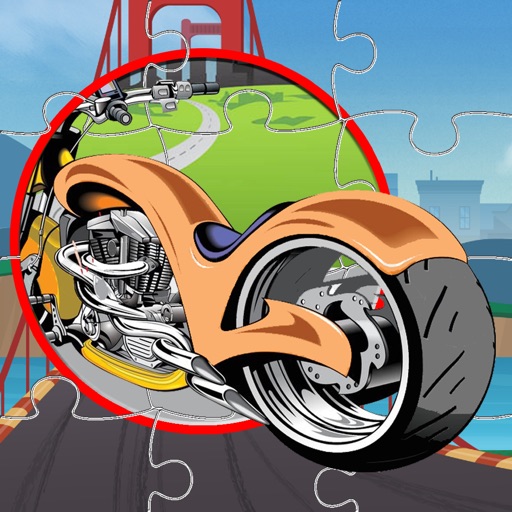 Kids My Motorcycle Daredevil Jigsaw Puzzle Game iOS App
