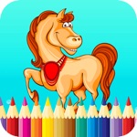 Horse Coloring-Interactive Colorfy Secret Editing