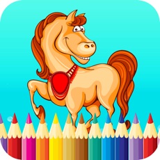Activities of Horse Coloring-Interactive Colorfy Secret Editing