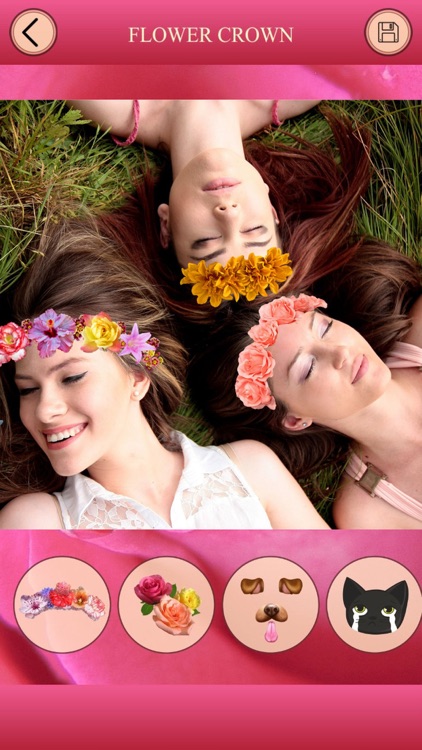 Flower Crown for Snapchat - Photo Editor, FaceSwap