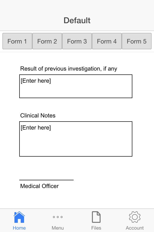 Medical Requisition Form screenshot 2