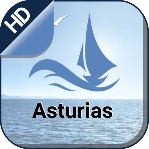 Asturias boating gps : Nautical offline marine charts for cruising fishing and sailing