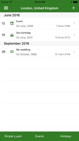 Jewish calendar Simple Luach(圖4)-速報App