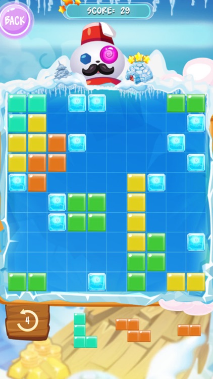 Block Puzzle for 1010 tiles: Winter blocks game screenshot-4