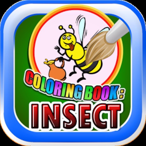 Coloring Book Insect icon