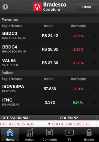 Bradesco Trading screenshot 2