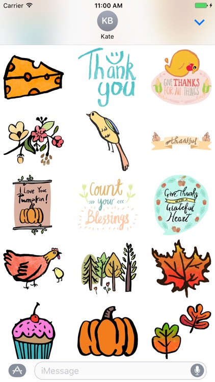 Thanksgiving Photo Grid - Fc Sticker