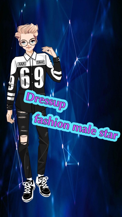 Dressup fashion male star－Dress Up Dating Goddess screenshot-3