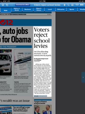 The Dayton Daily News ePaper screenshot 3