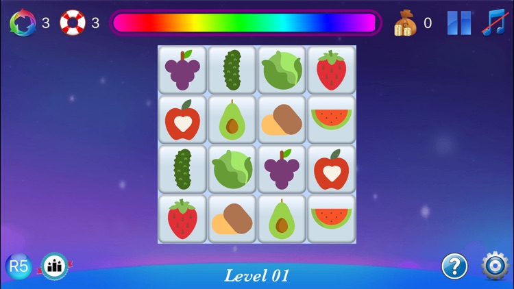 Onet connect Food - Classic puzzle game