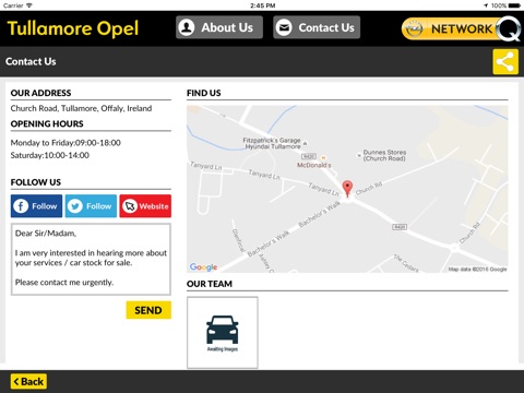 Tullamore Motors Opel screenshot 4