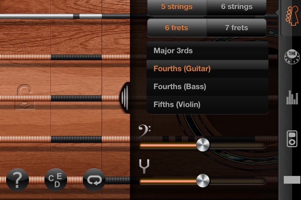 iFretless Guitar screenshot 2