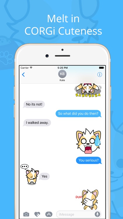 CORGi Stickers for iMessage screenshot-3