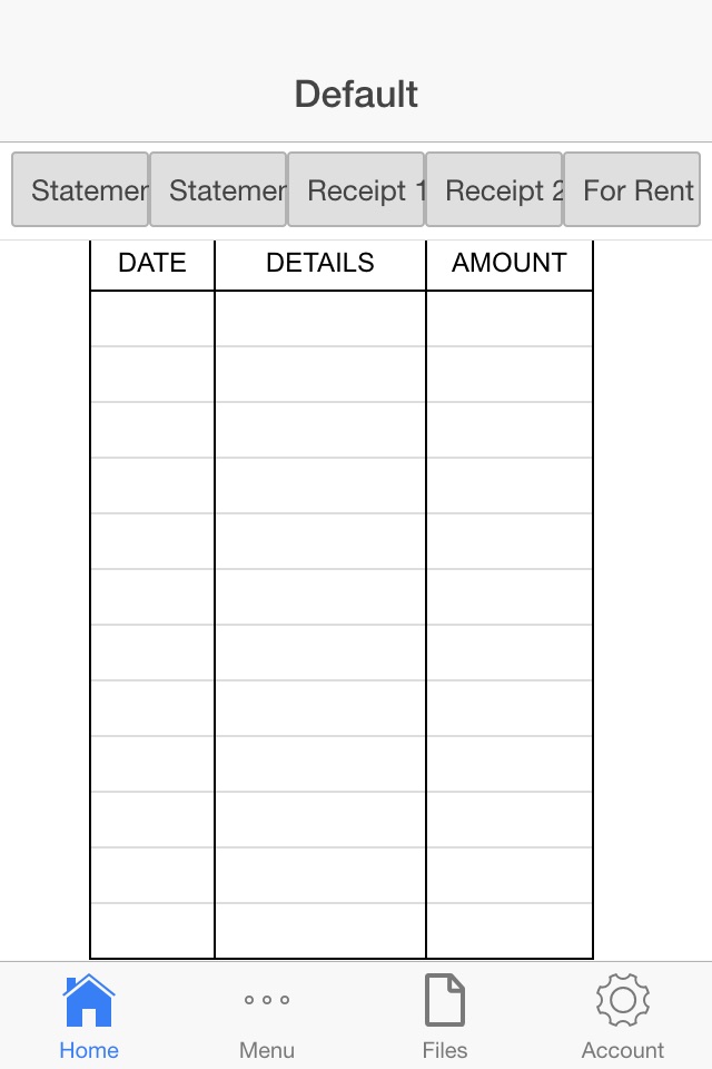 Rental Invoice screenshot 2